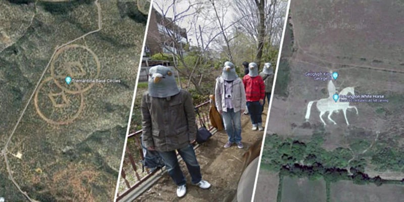 Таинственное и необычное: 10 самых странных мест на Google Maps